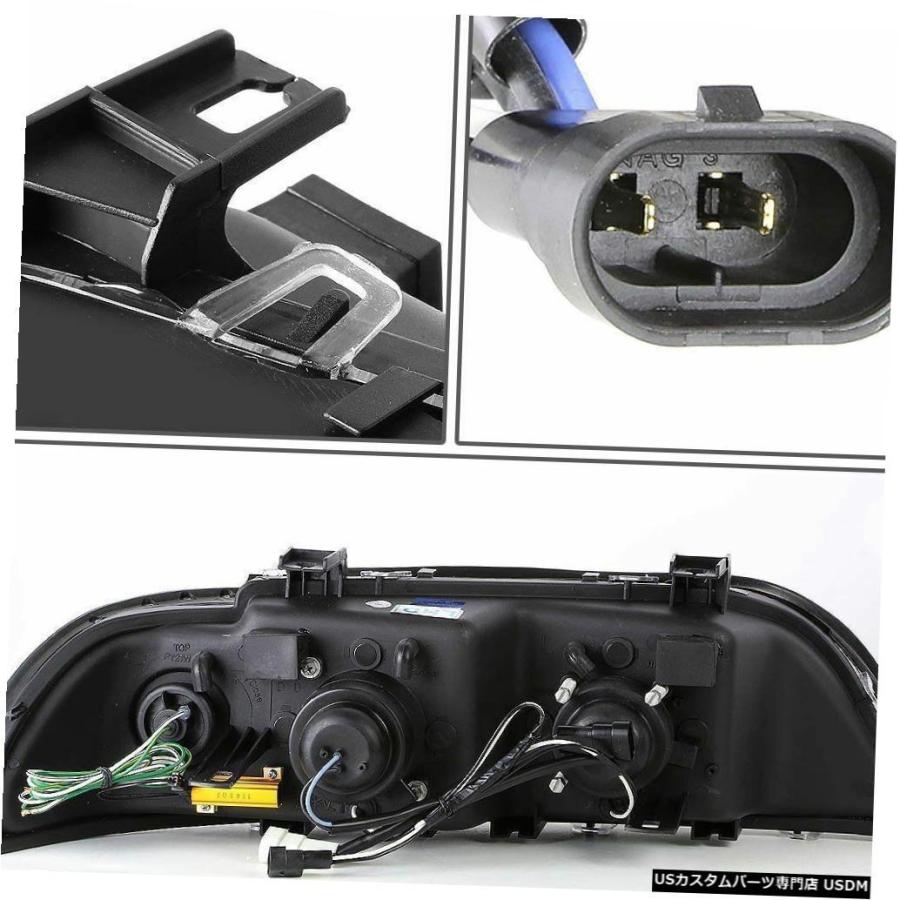 Headlight ホリデーランブラーセプター2008 2009ブラックプロジェクターヘッドランプヘッドライトRV LED HOLIDAY ...