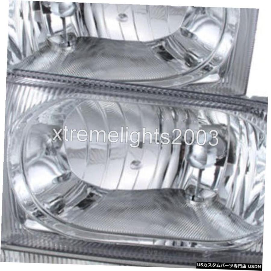 Headlight フリートウッドディスカバリー2005 2006ペアクリアヘッドライトヘッドランプ信号灯RV  FLEETWOOD DISCOVER