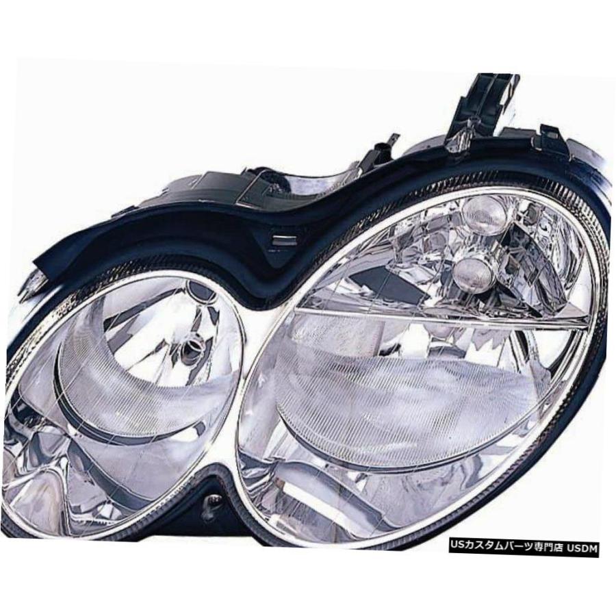 Headlight フィットメルセデスベンツCLKヘッドライトヘッドライトフロントランプハロゲン保証ペア FITS MERCEDES BENZ CL_1