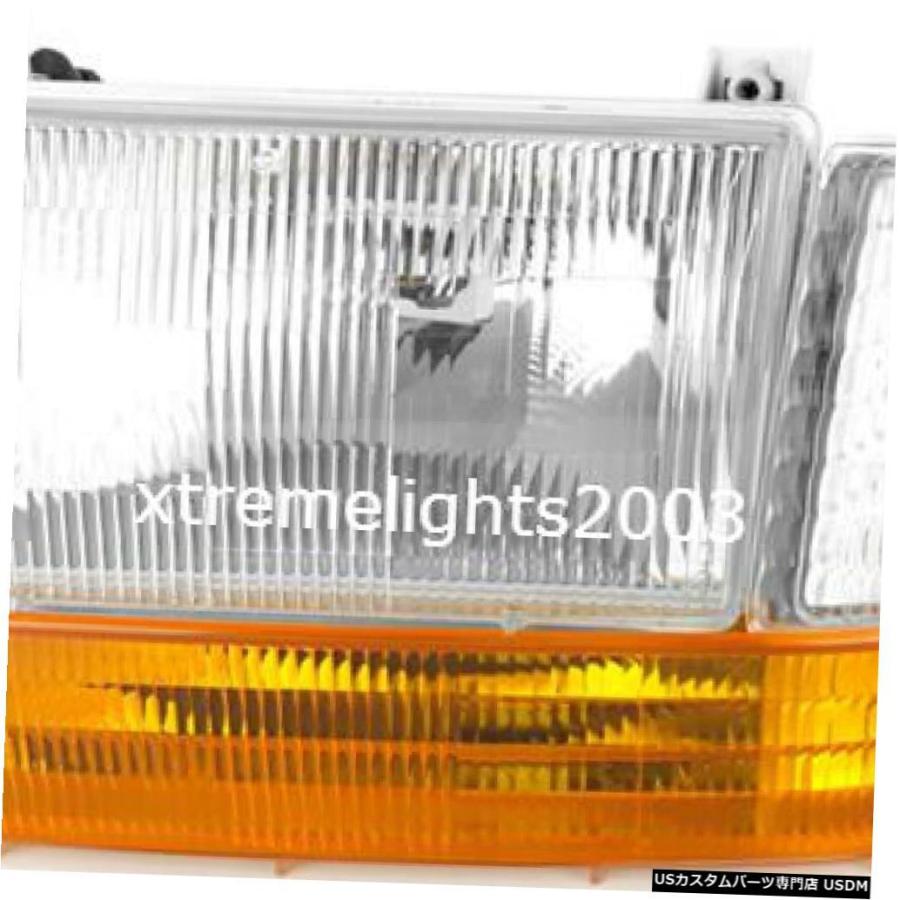 Headlight カントリーコーチウィンザー1999-2001左ドライバーヘッドライトシグナルサイドライト3PC RV  COUNTRY COACH