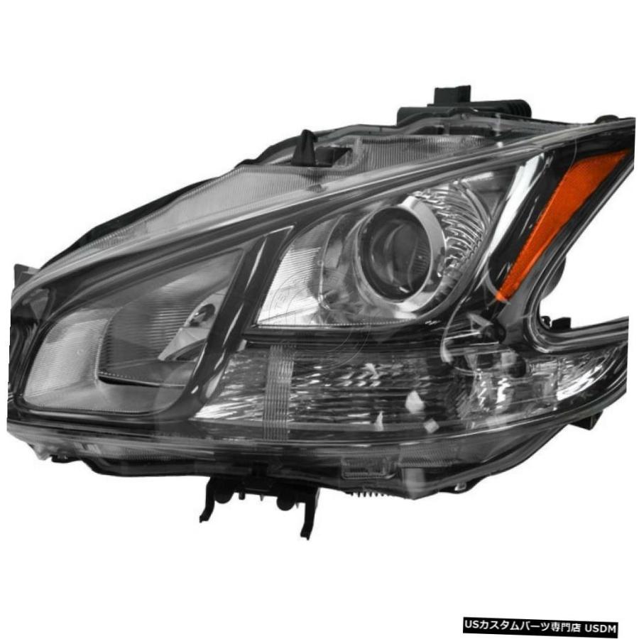 Headlight マキシマスポーツ2011 2012ブラックヘッドライトヘッドフロントランプライト左キセノンHIDタイプ MAXIMA SPORT