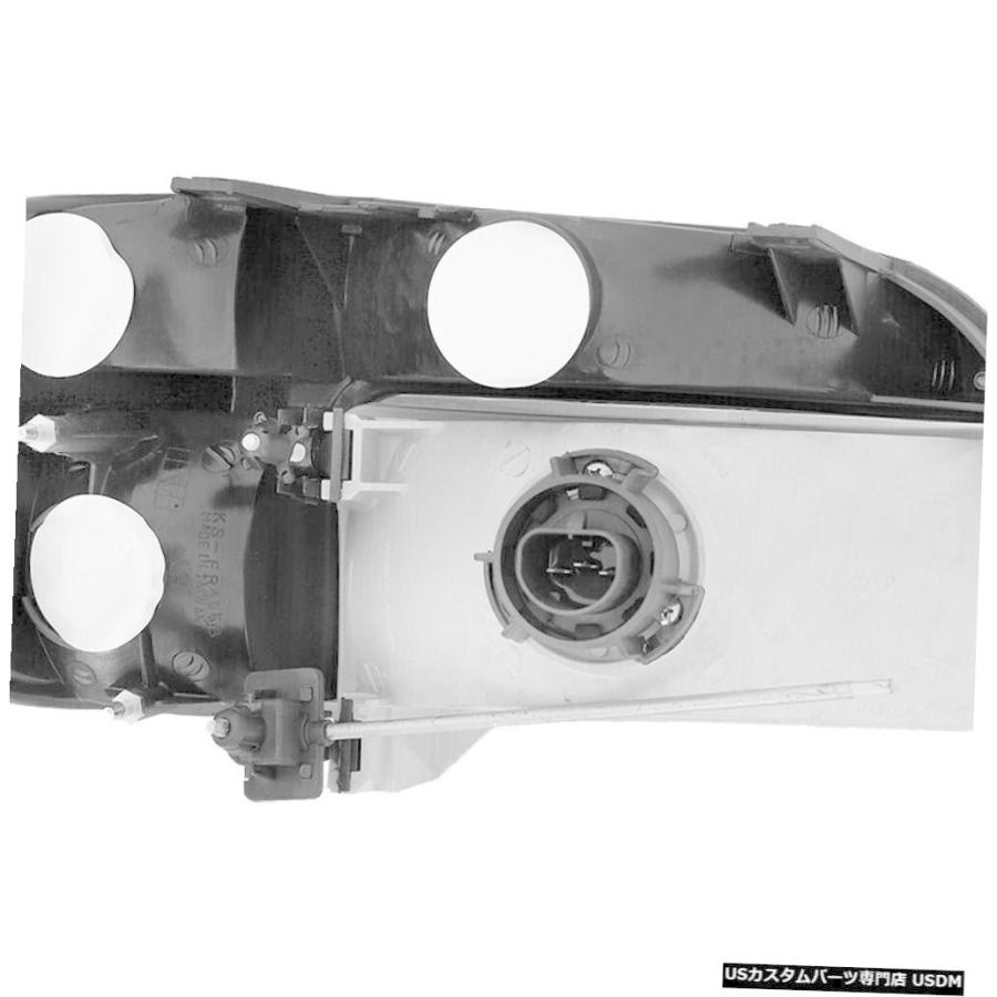 Headlight アルファゴールド2004 2005ダイヤモンドブラックヘッドライトシグナルヘッドランプ4PCセットRV  ALFA GOLD 20の画像