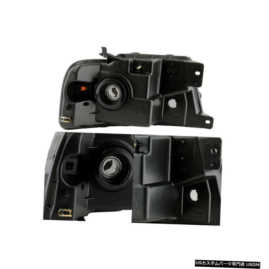 Headlight フォレストリバージョージタウン2006 2007 2008 2009ブラックヘッドライトヘッドライトペアRV  FOREST RI