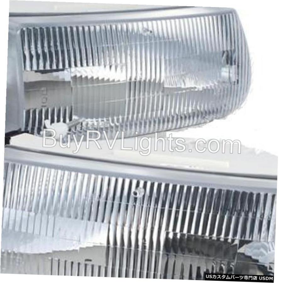 Headlight AIRSTREAM SKYDECK 2003 2004 2005 2006ペアヘッドライトヘッドライトフロントランプRV  AIR