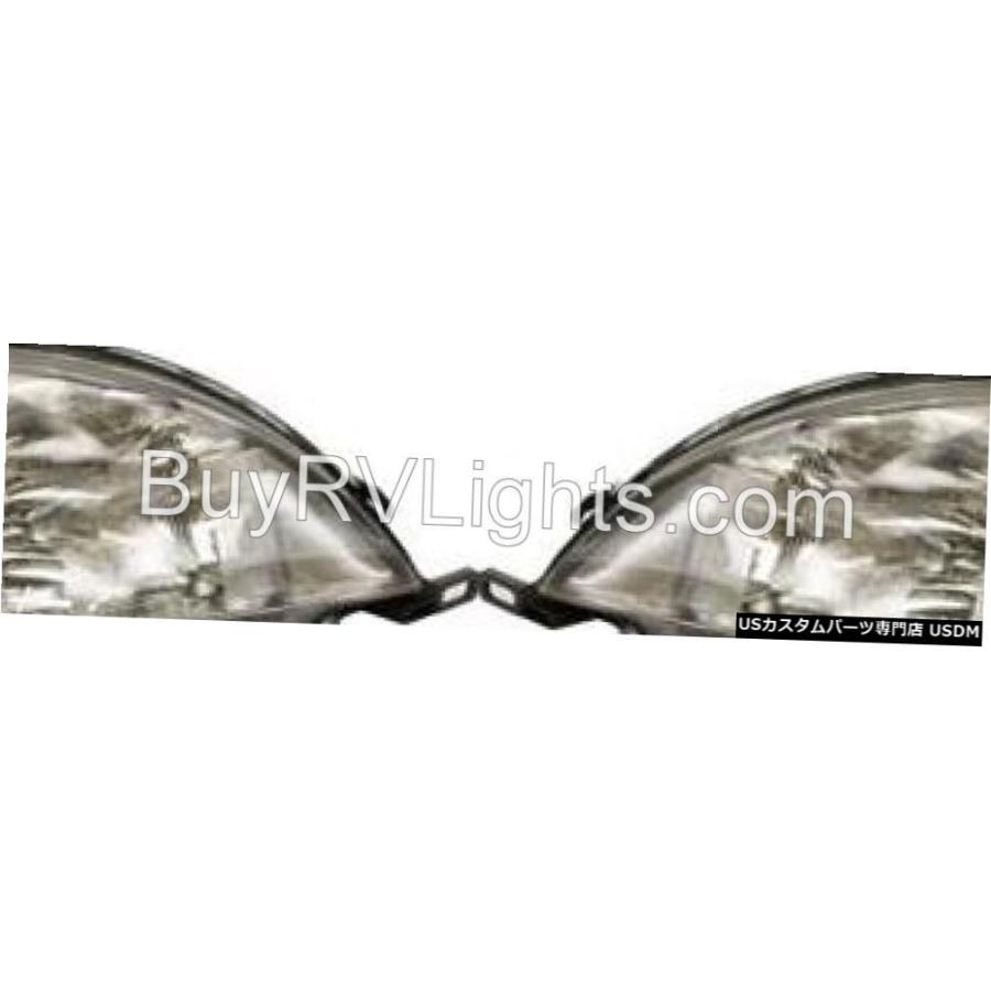 Headlight ビーバーコーチSANTIAM 2001 2002ペアセットヘッドライトヘッドライトフロントランプRV  BEAVER COACH