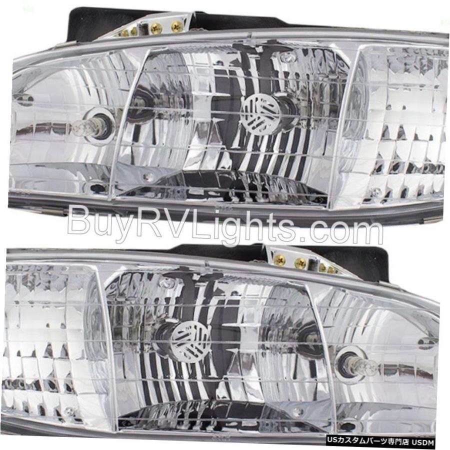 Headlight ITASCA MERIDIAN 2007 2008ペアヘッドライトヘッドランプフロントライトRV  ITASCA MERIDIAN