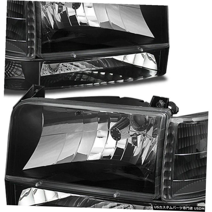 Headlight フリートウッドフレア1999 2000 2001ブラックヘッドライトヘッドライトランプ6 PC RV  FLEETWOOD FLA