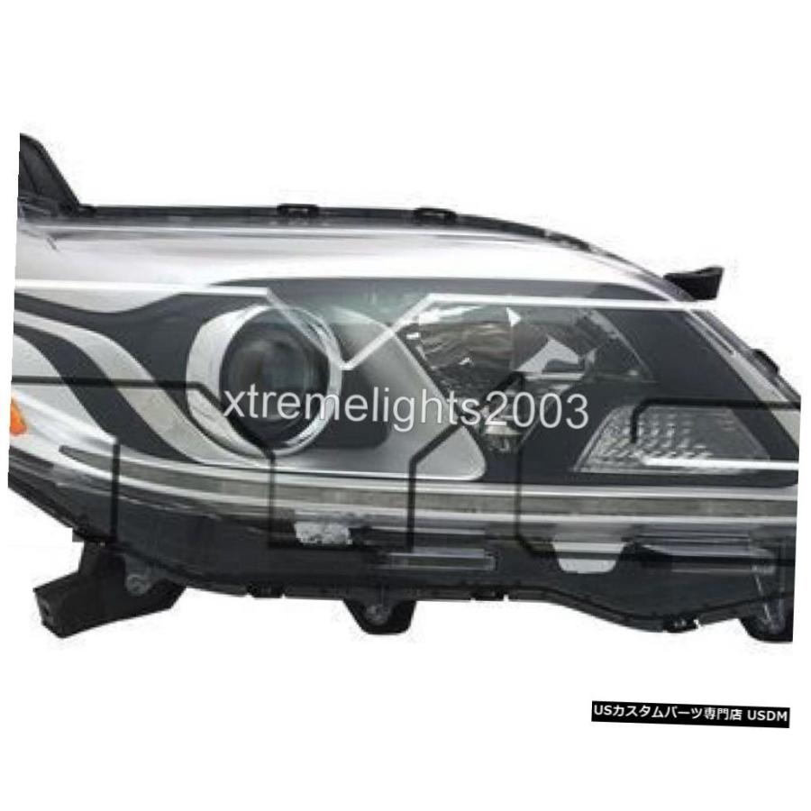 Headlight TOYOTA SIENNA 2015 XLE HALOGEN RIGHT PASSENGER HEADLIGHTヘッドランプフロン