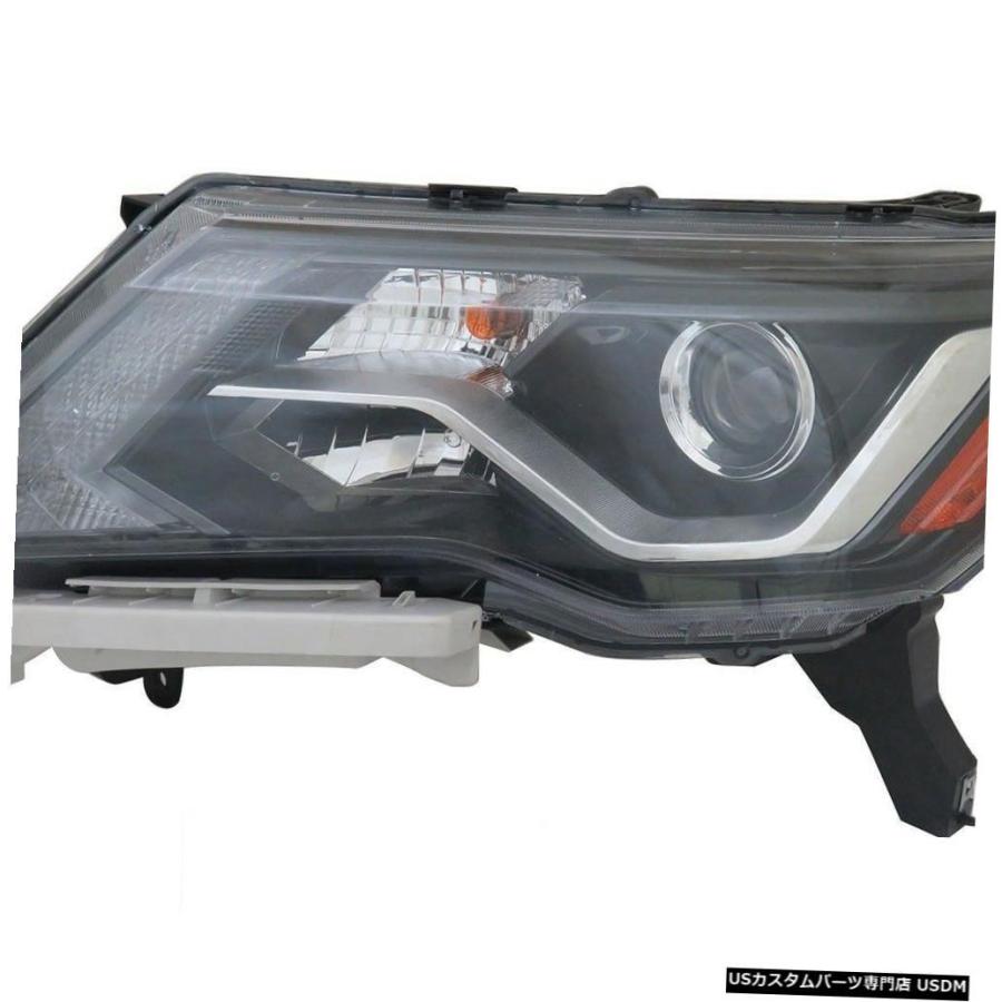 Headlight FITS日産パスファインダー2017-2018右ハロゲンヘッドライトヘッドランプペア FITS NISSAN PATHFINDE_1