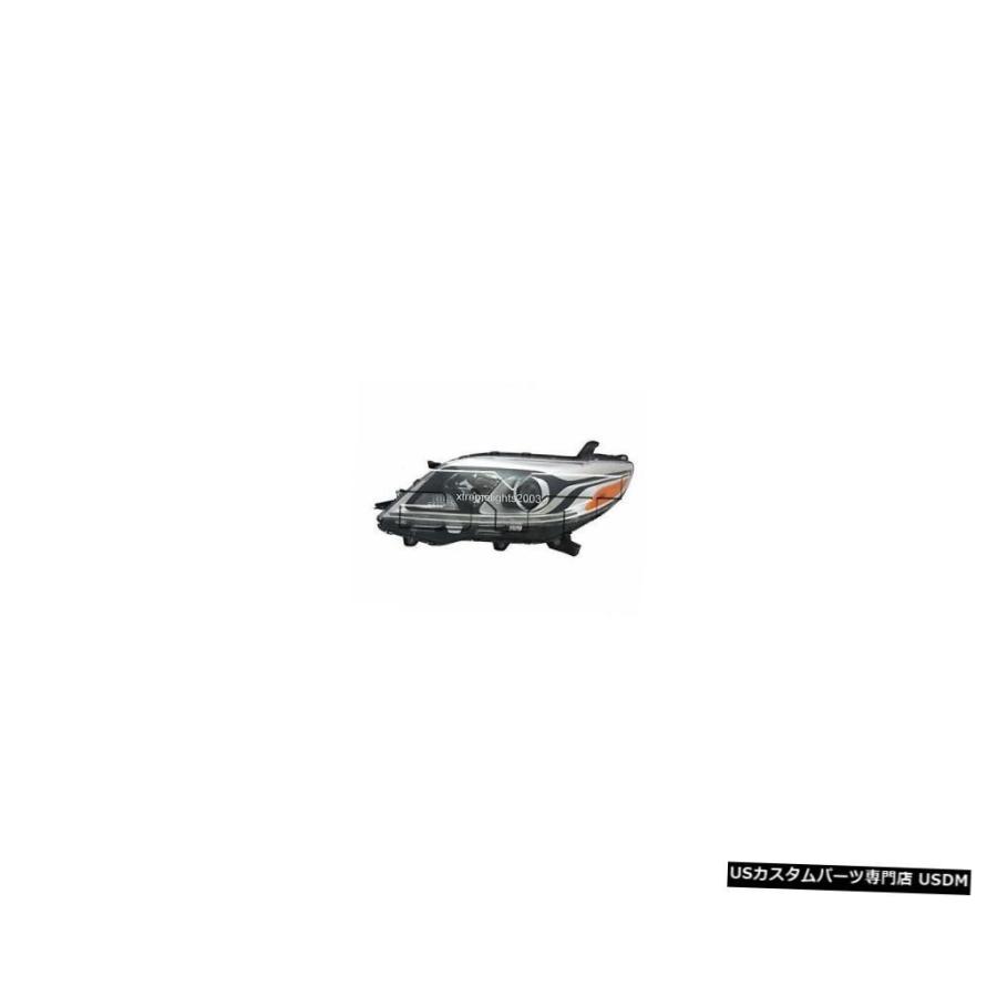 Headlight TOYOTA SIENNA 2015 XLE HALOGEN LEFT DRIVER HEADLIGHT HEAD LAMP FR