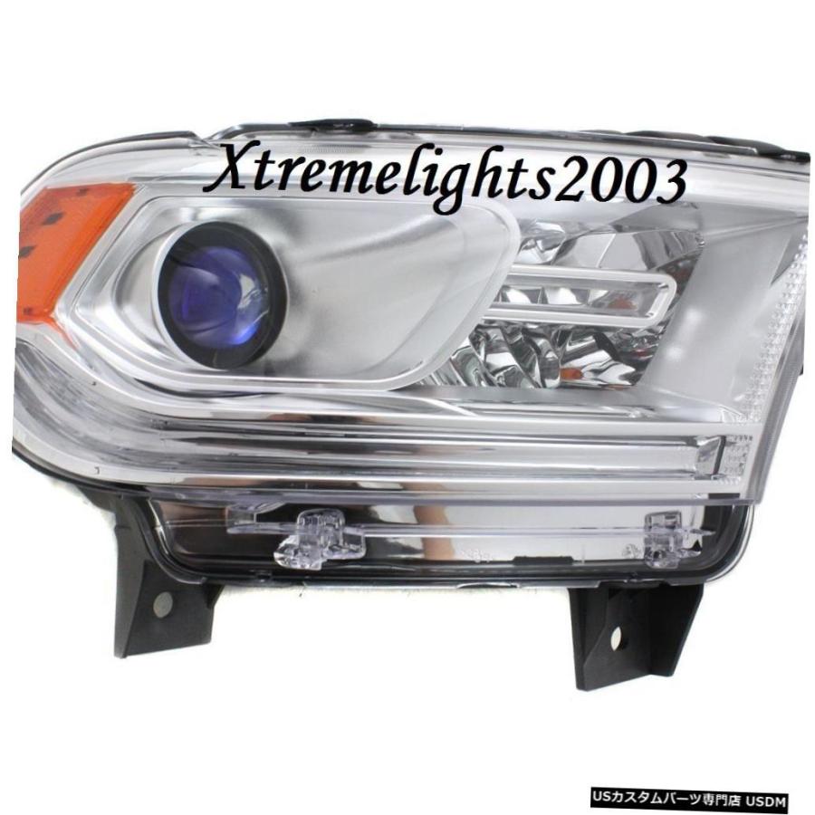Headlight ダッジデュランゴ2014-2015 LEDクロームなしライトパッセンジャーヘッドライトヘッドランプライト  DODGE DURAN