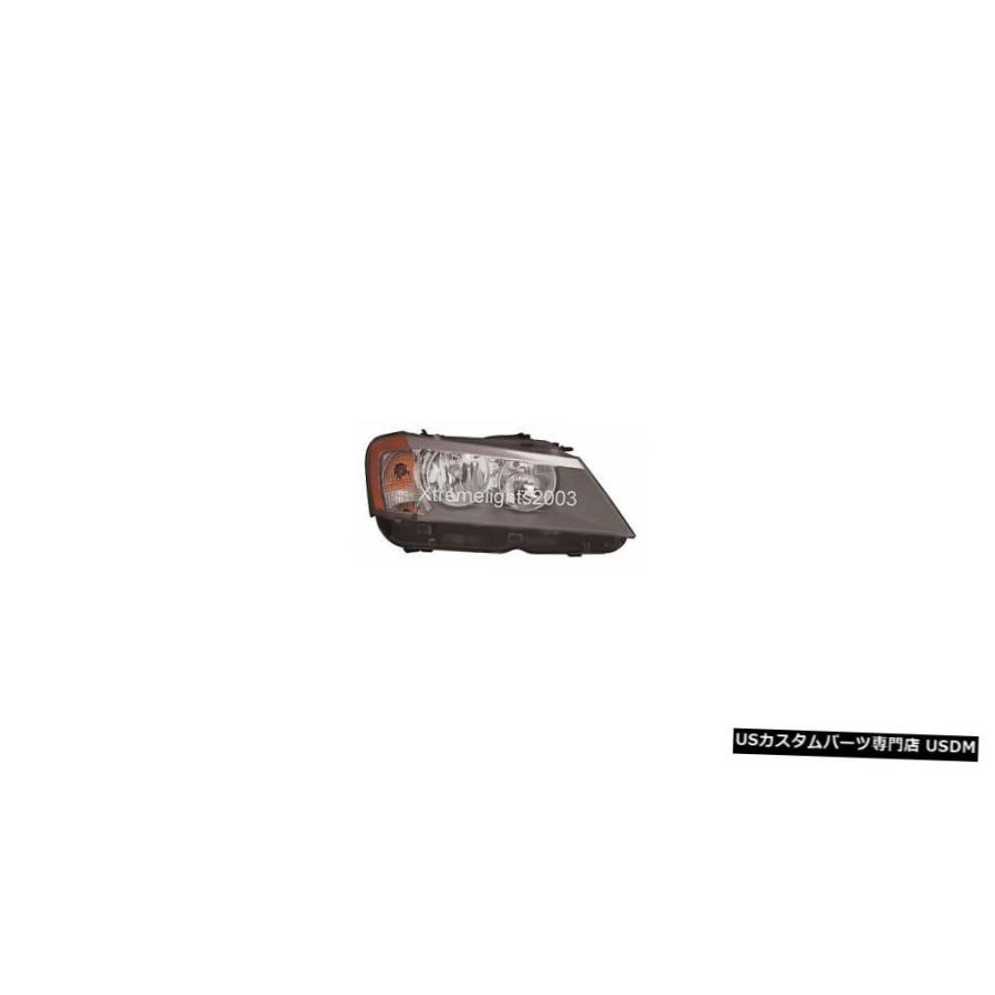 Headlight BMW X3 X-3 2011-2014右の乗客ハロゲンヘッドライトヘッドライトランプ  BMW X3 X-3 2011-2014