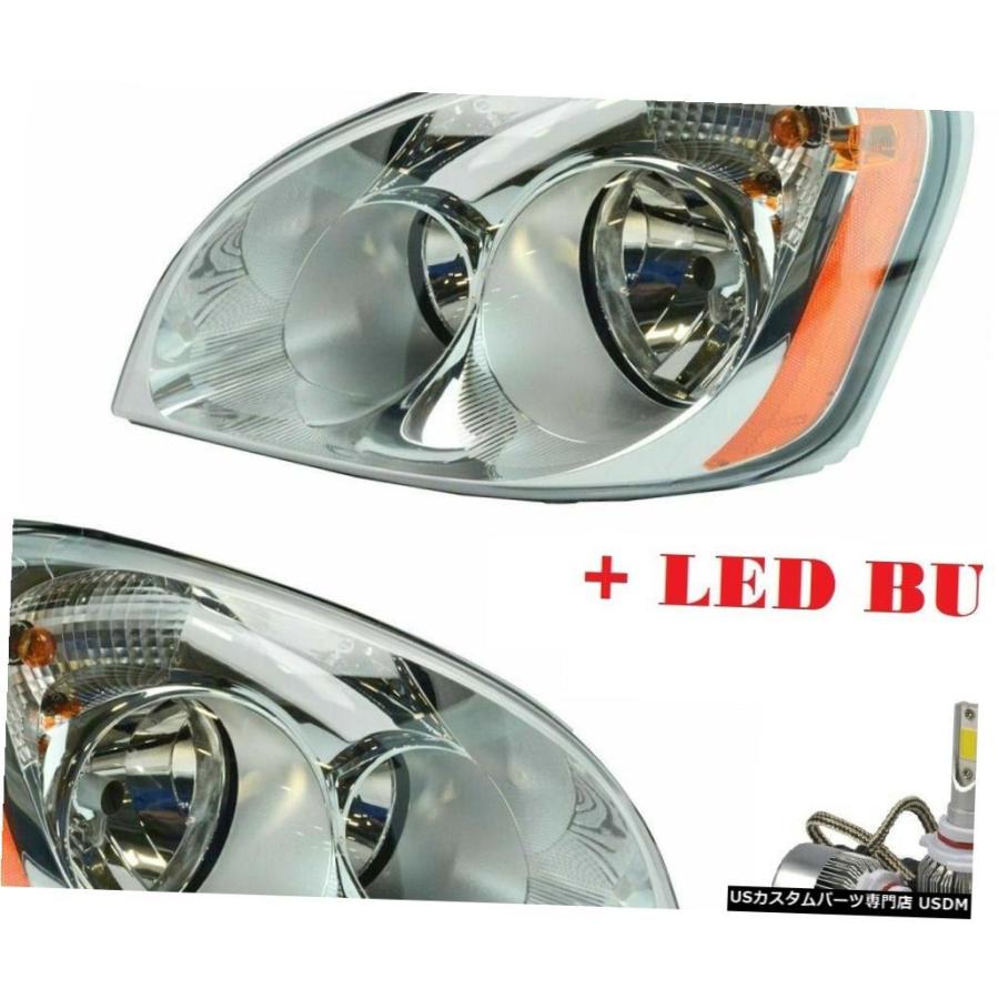 Headlight FREIGHTLINER CASCADIA 2012 2013 2014 2015ヘッドライトヘッドランプライトペアLED  FR