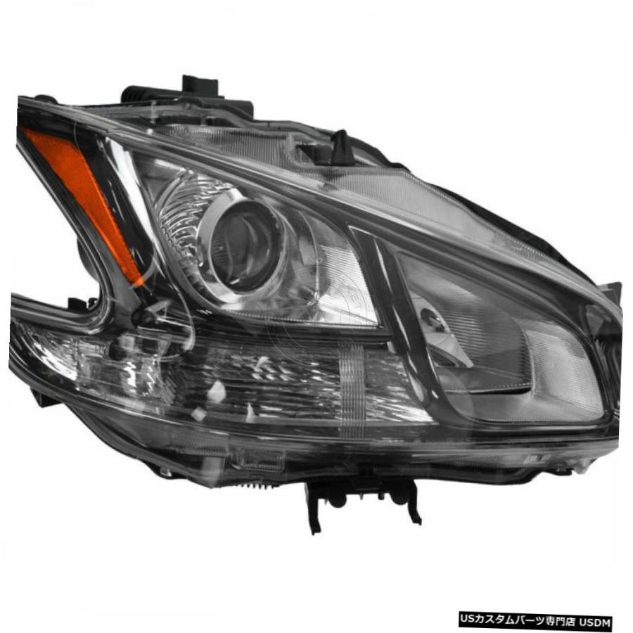 Headlight マキシマスポーツ2011 2012ブラックヘッドライトヘッドフロントランプライト右キセノンHID MAXIMA SPORT 20