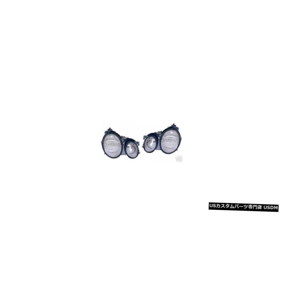 Headlight FITS 98 99 00 01 02 MERCEDES CLK W208 OEヘッドライトヘッドペア  FITS 98 99 0
