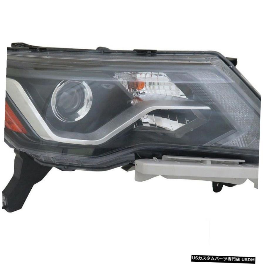 Headlight FIT NISSAN PATHFINDER 2017-2018 RIGHT PASSENGER HALOGEN HEADLIGHT