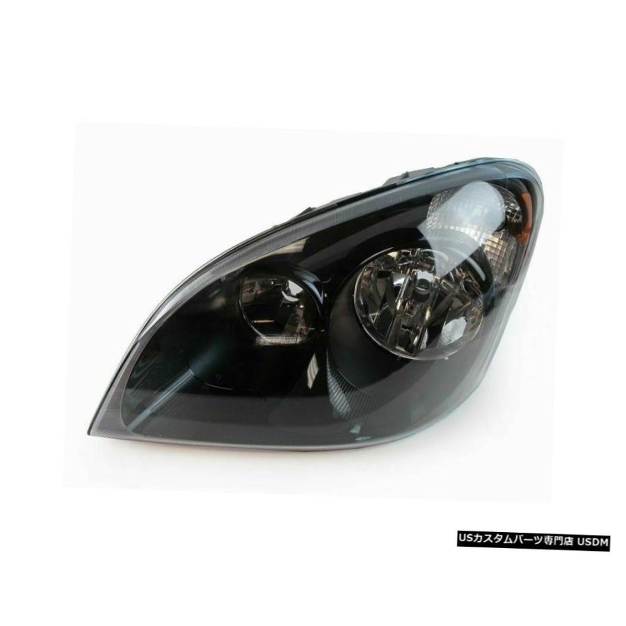 Headlight FREIGHTLINER CASCADIA 2008 2009 2010 2011 BLACK HEADLIGHTS HEAD Lの画像