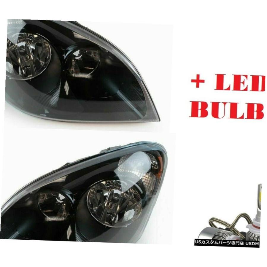 Headlight 2008-2016 LED電球付きFreightliner Cascadia商用トラックOEヘッドライト  2008-2016 F