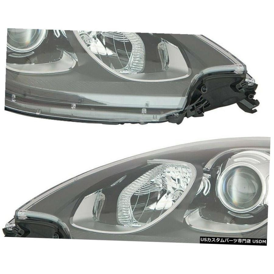 Headlight FIT PORSCHE MACAN 2015-2018ハロゲンヘッドライトヘッドライトランプ新しいペア  FIT PORSCHE