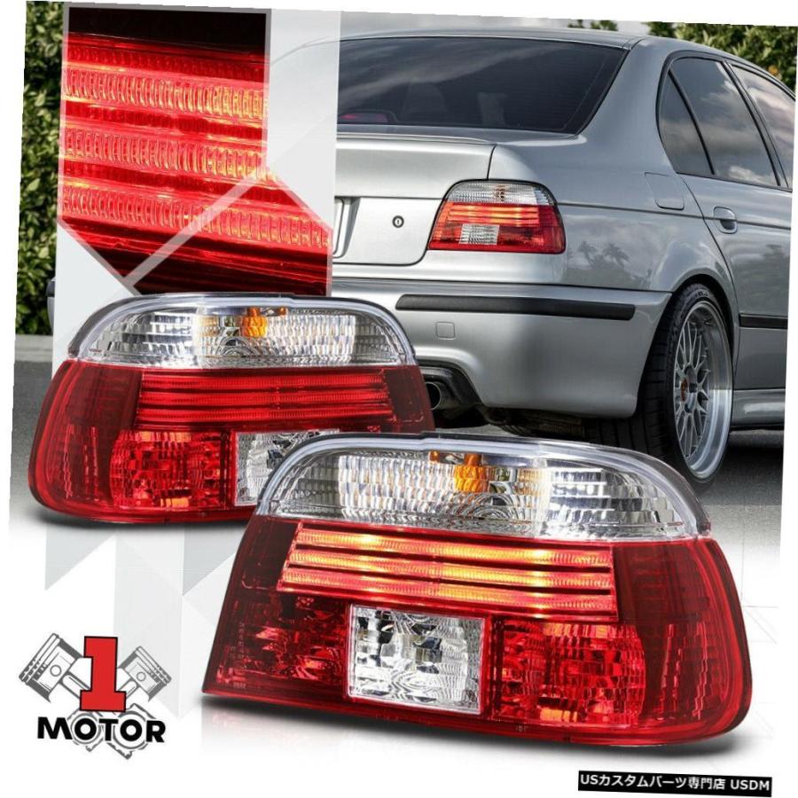テールライト 97-00 BMW E39 5シリーズ用のレッド/クリア* EURO * LED