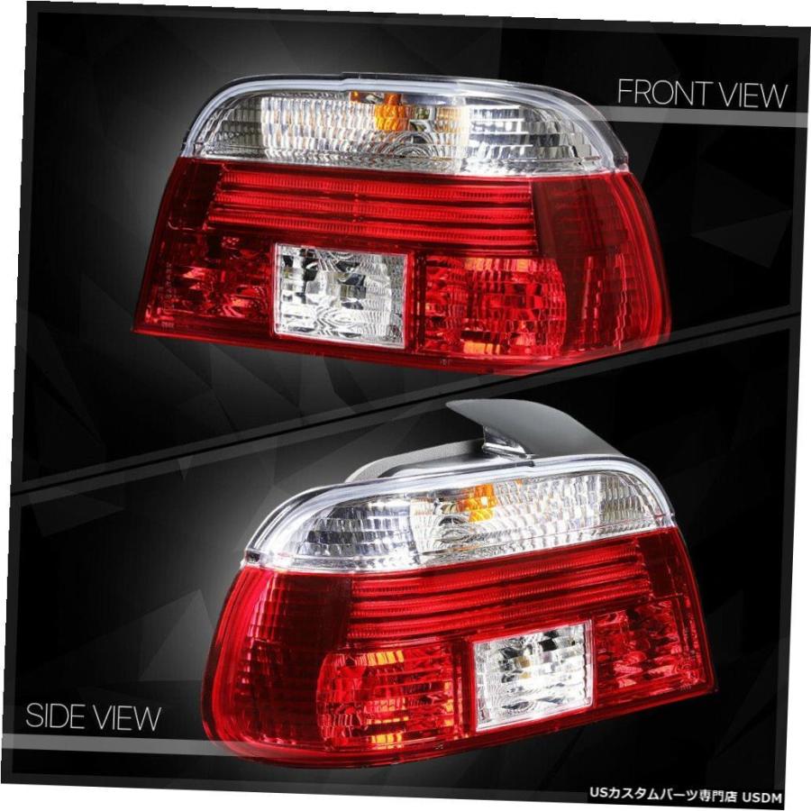 テールライト 97-00 BMW E39 5シリーズ用のレッド/クリア* EURO * LED