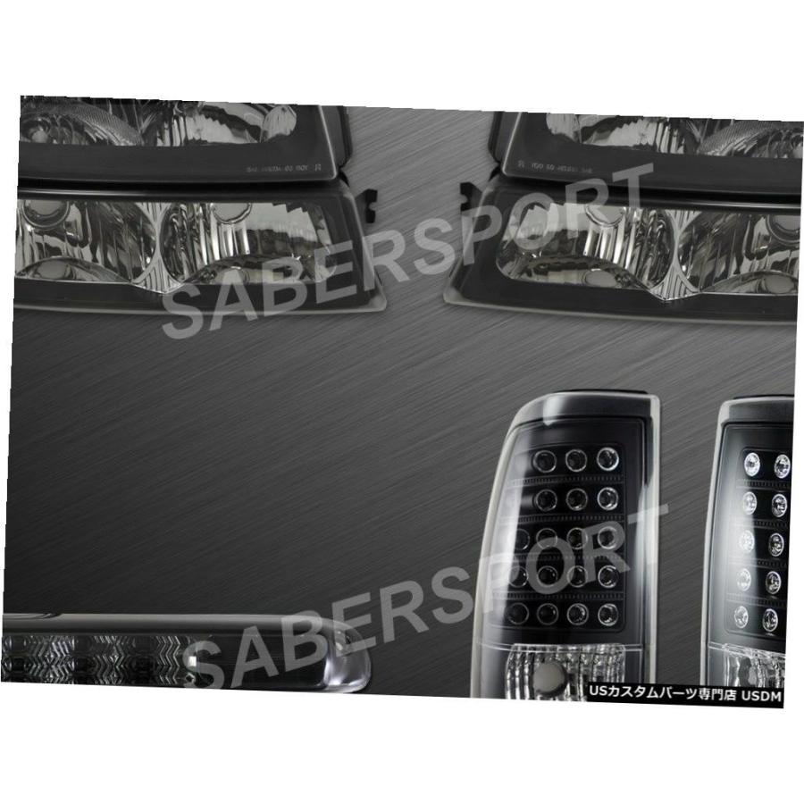 Tail light  Black Headlights + LED Tail Lights \u0026 CG 3rd Brake for 2003-
