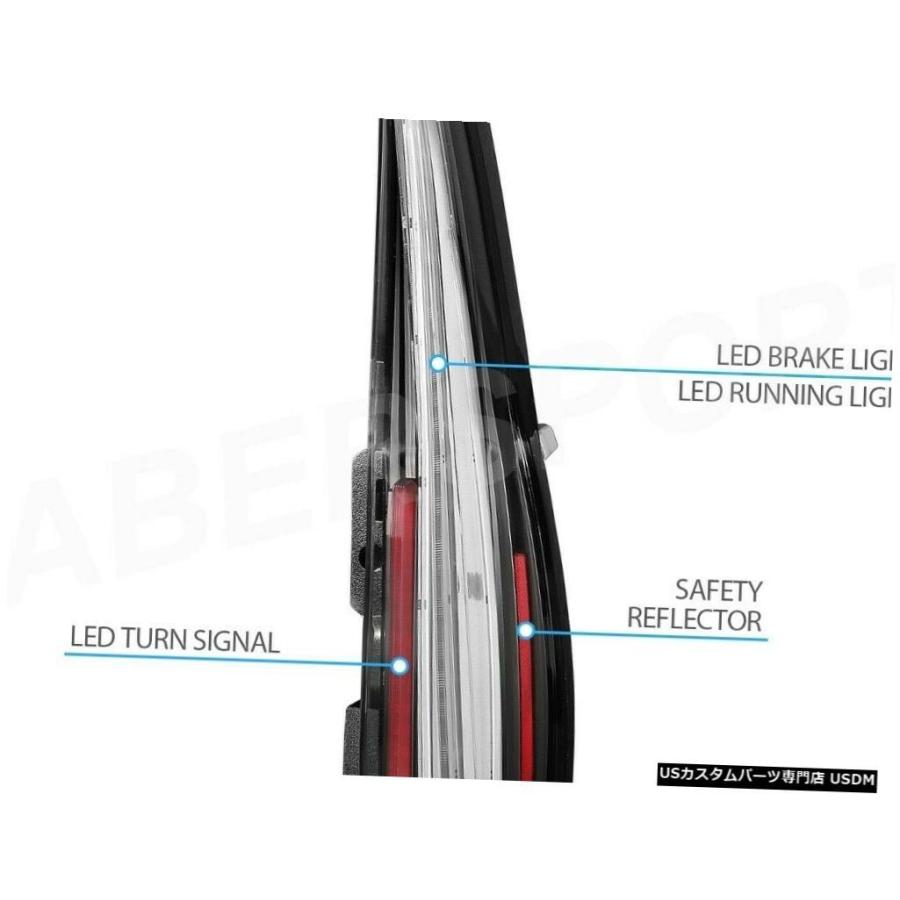 Tail light 2007-2014タホ郊外ユーコン用ペアエスカレードロングスタイルフルLEDテールライト  Pair Escalade Longの画像