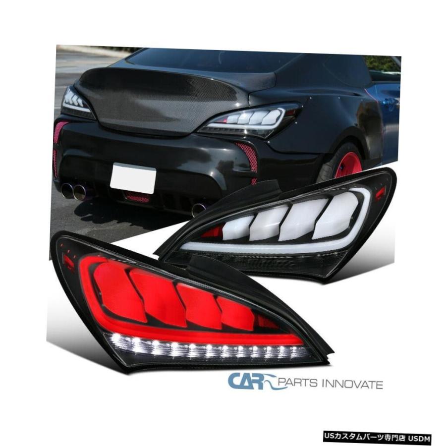 LED リアランプ、ブレーキライト、デイタイムランニングライト ... 車のテールライト LED DRL デイタイムランニングターンシグナルランプ ブレーキリバースライトヒュンダイと互換性サンタフェと互換性 車の LED テールライト DRL デイランニング LED シーケンシャルターンシグナルブレーキ逆転テールライトヒュンダイと...