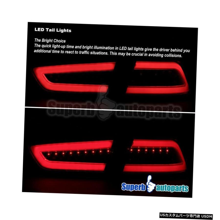 Tail light 2008-2017三菱ランサーシャイニーブラックフルLEDブレーキランプテールライト  For 2008-2017 Mitsubの画像