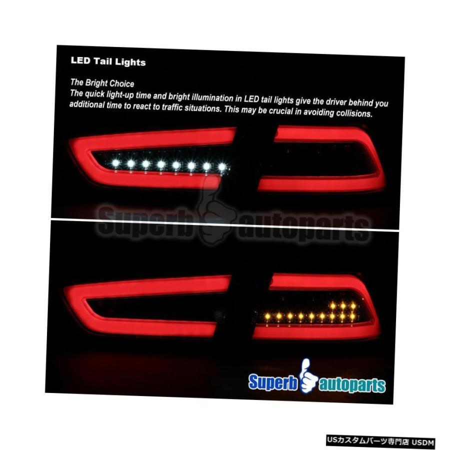 Tail light 2008-2017三菱ランサーシャイニーブラックフルLEDブレーキランプテールライト  For 2008-2017 Mitsubの画像
