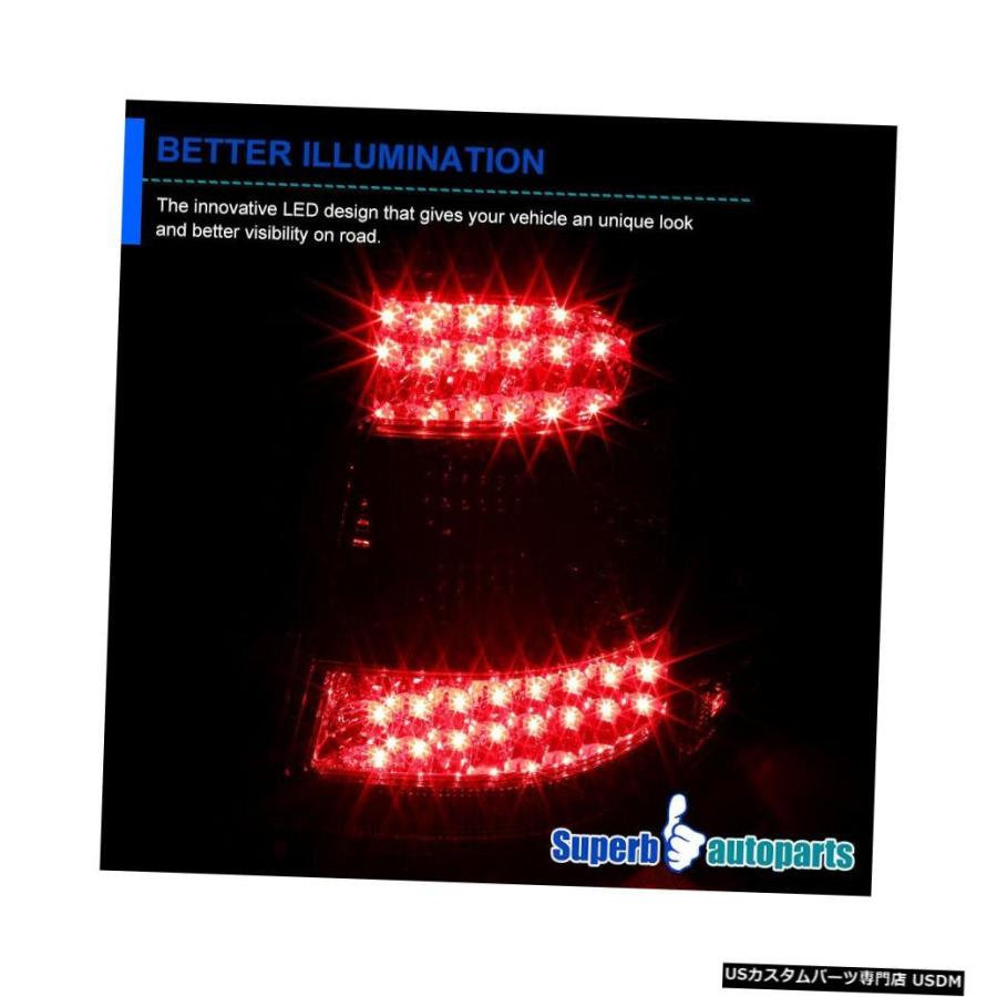 Tail light メルセデスベンツ1998-2005 W163 MLクラスML320レッドクリアLEDテールブレーキライト  For Merced_2