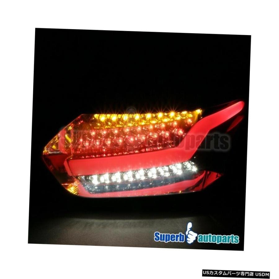 Tail light 2015-2018 Ford Focus 5 DハッチバックLEDテールライトブレーキランプスモークペア  For 2015-2の画像