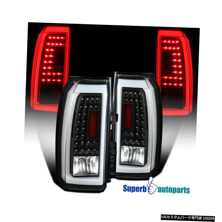 Tail light 2015-2018ユーコンXLブラックLEDリアLEDブレーキライトテールランプW / LEDチューブ  For 2015-20