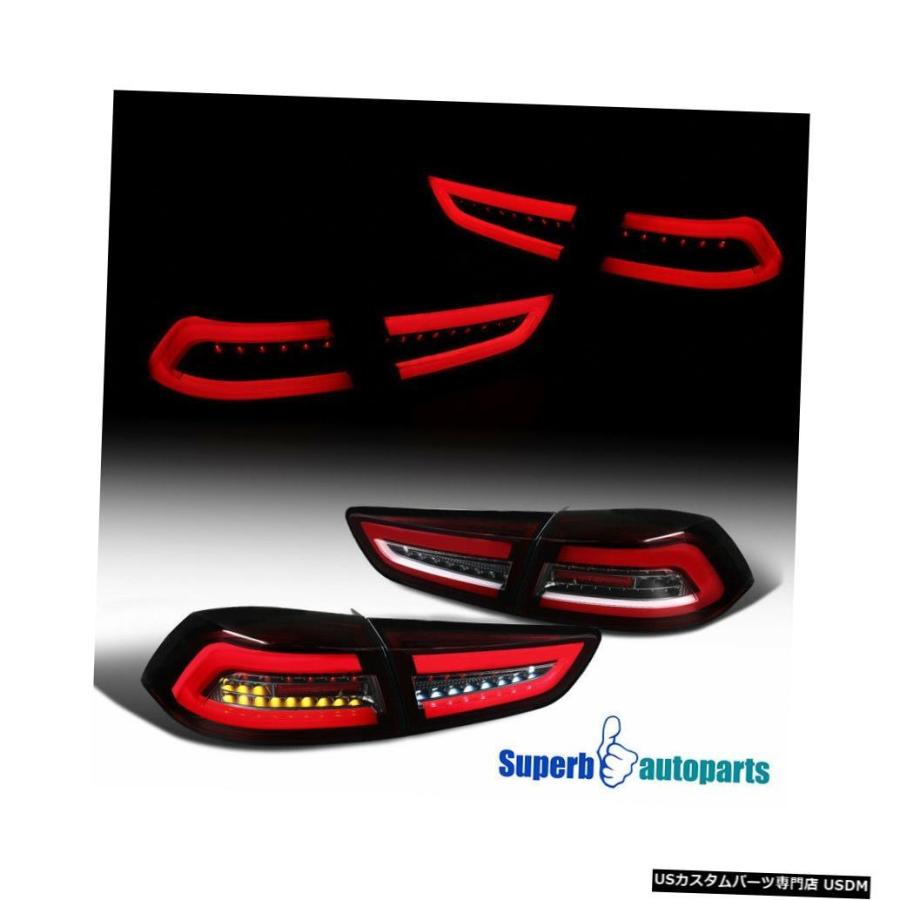 Tail light 2008-2017 Mitsubishi Lancer / Evolution RedフルLEDブレーキランプテールライト  F
