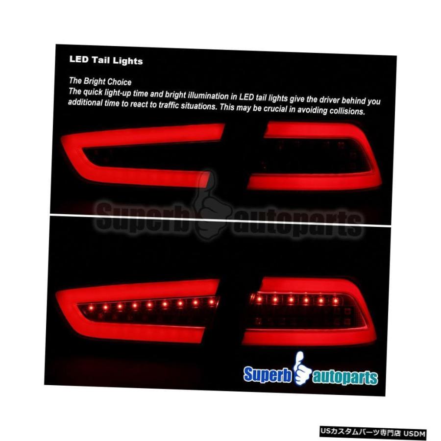 Tail light 2008-2017 Mitsubishi Lancer / Evolution RedフルLEDブレーキランプテールライト  Fの画像