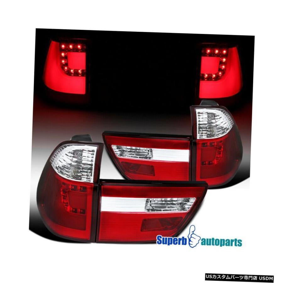 Tail light BMW X5赤いことLEDリアテールブレーキライトコーナーシグナルライト  For BMW X5 Red LED Rear Tai ライト、レンズ-車、バイク、自転車