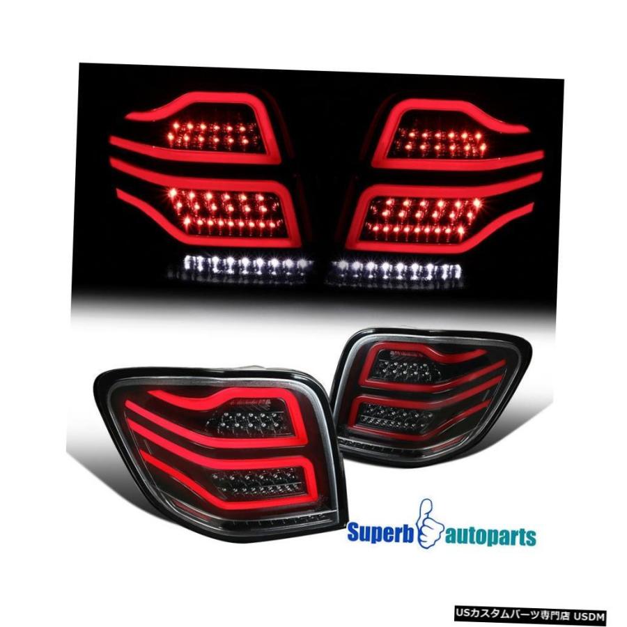 Tail light 2006-2011メルセデスMLクラスW164シャイニーブラックLEDリアブレーキテールライト  For 2006-2011 M