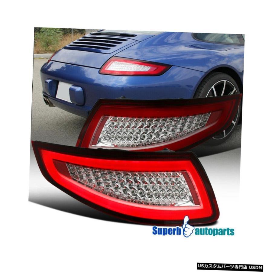 Tail light 2005-2008ポルシェ911 997カレラタルガGTターボレッド+ LED