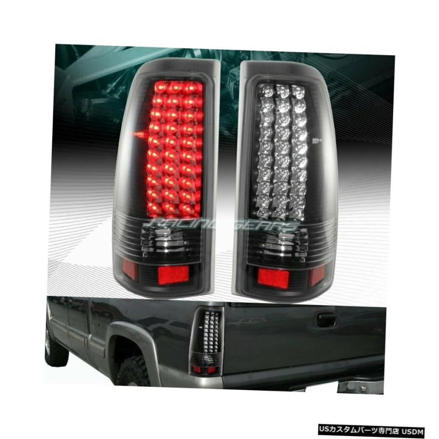 Tail light ブラックハウジングレッドLEDテールライトフィットシェビー/ GMCシルバラードシエラ1500 2500 3500  Black
