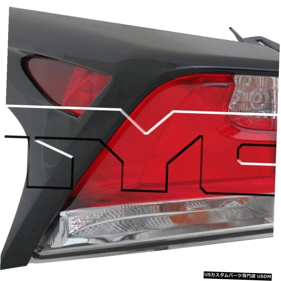 Tail light 15-17レクサスNX-200t / 300h用アウタークォーターLEDテールライトランプ左ドライバー Outer Quart