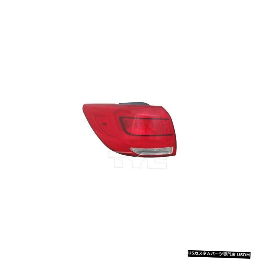 Tail light 14-16 Kia Sportage EX / LX用ハロゲンアウターテールライトリアランプ左ドライバー  Halogen Ou