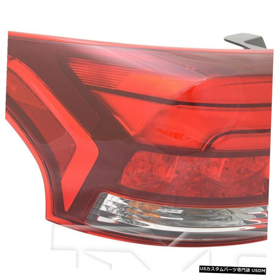 Tail light 16-19三菱アウトランダー用アウタークォーターLEDテールライトランプ左ドライバー  Outer Quarter LED Ta