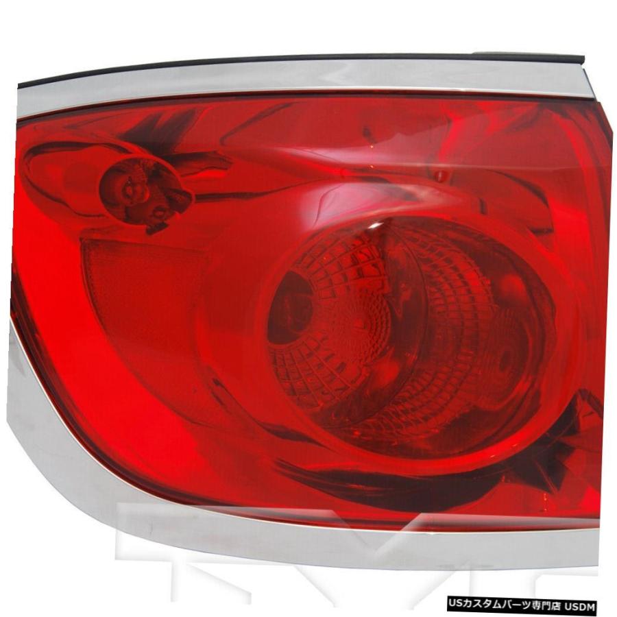 Tail light アウタークォーターテールライトリアランプ左ドライバー、08-12ビュイックエンクレーブ用  Outer Quarter Tail