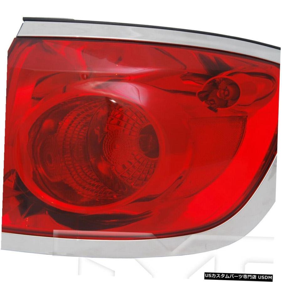 Tail light 08-12ビュイックエンクレーブのアウタークォーターテールライトリアランプ右の乗客  Outer Quarter Tail Li