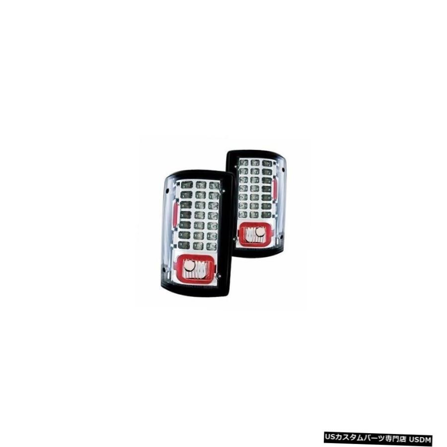 Tail light REXHALL ANTHEM 1999 2000 2001クロームLEDテールライトテールライトリアランプペアRV  REXHA