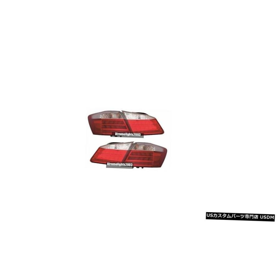 Tail light ホンダアコードセダン2013-2015に適合LEDテールランプテールランプライト4PC変換  FITS HONDA ACCORD