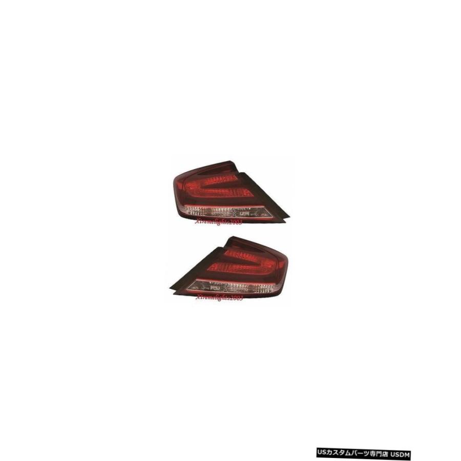 Tail light ホンダシビッククーパー2014-2015テールライトテールライトリアランプペアW /弁膜  FITS HONDA CIVIC