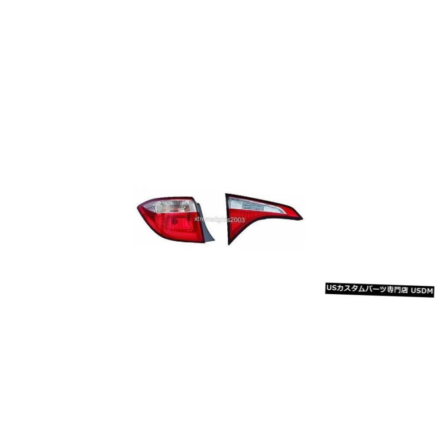 Tail light トヨタカローラ2014-2016左ドライバーインナーアウターテールライトテールライトランプ  TOYOTA COROLLA 20