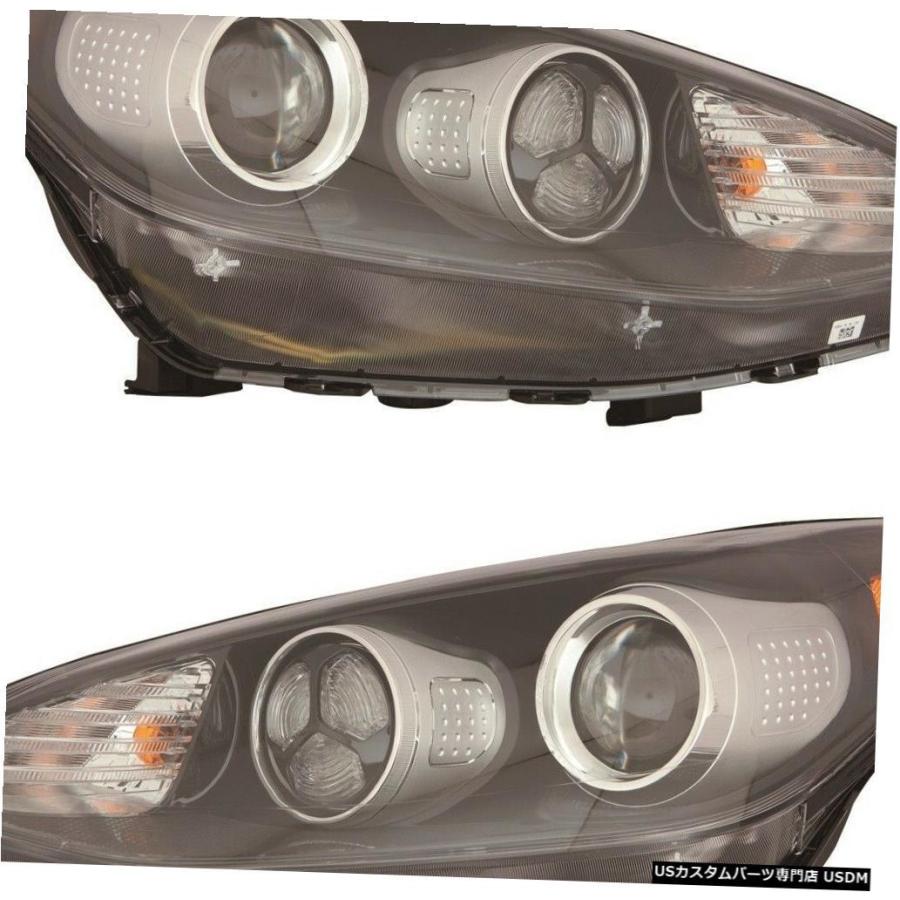 Tail light FIT KIA SPORTAGE 2017-2019ヘッドライトヘッドライトランプハロゲンFWD W / LEDペア FIT
