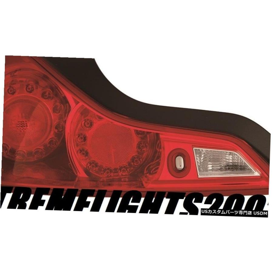 Tail light フィットINFINITI G37 Q60クーペ2008-2015テールライトテールライトリアランプペアセット  FITS INFの画像